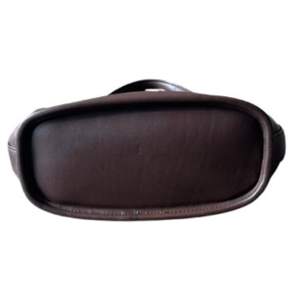 Coach Vintage Tribeca Dark Brown Mahogany Satchel Tote Purse Bag (9081)- LNC - Picture 8 of 9